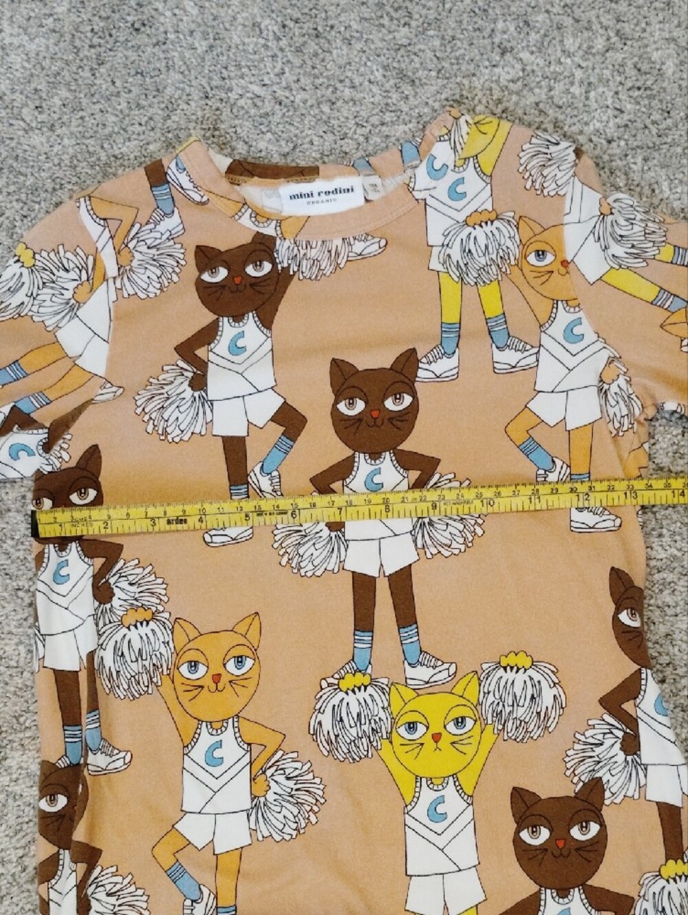 Mini Rodini Kids Catleader Long Sleeve Top - Picture 4 of 6